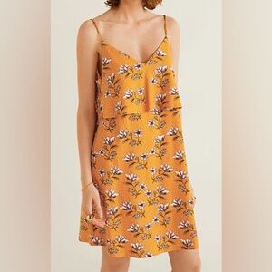 Mango Summer Flower Dress New with Tags Size S